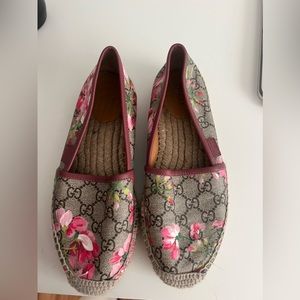 Gucci authentic floral espadrille
